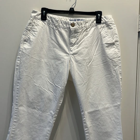 Gap "Khakis by Gap" Size 8R Light Khaki Twill Capri - Picture 2 of 7